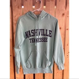 Nashville cotton blue sweater pullover